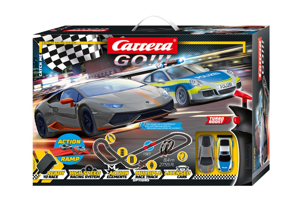 Carrera GO!!! Catch Me, Rennauto- & Schienen-Set, 6 Jahr(e), Mehrfarbig